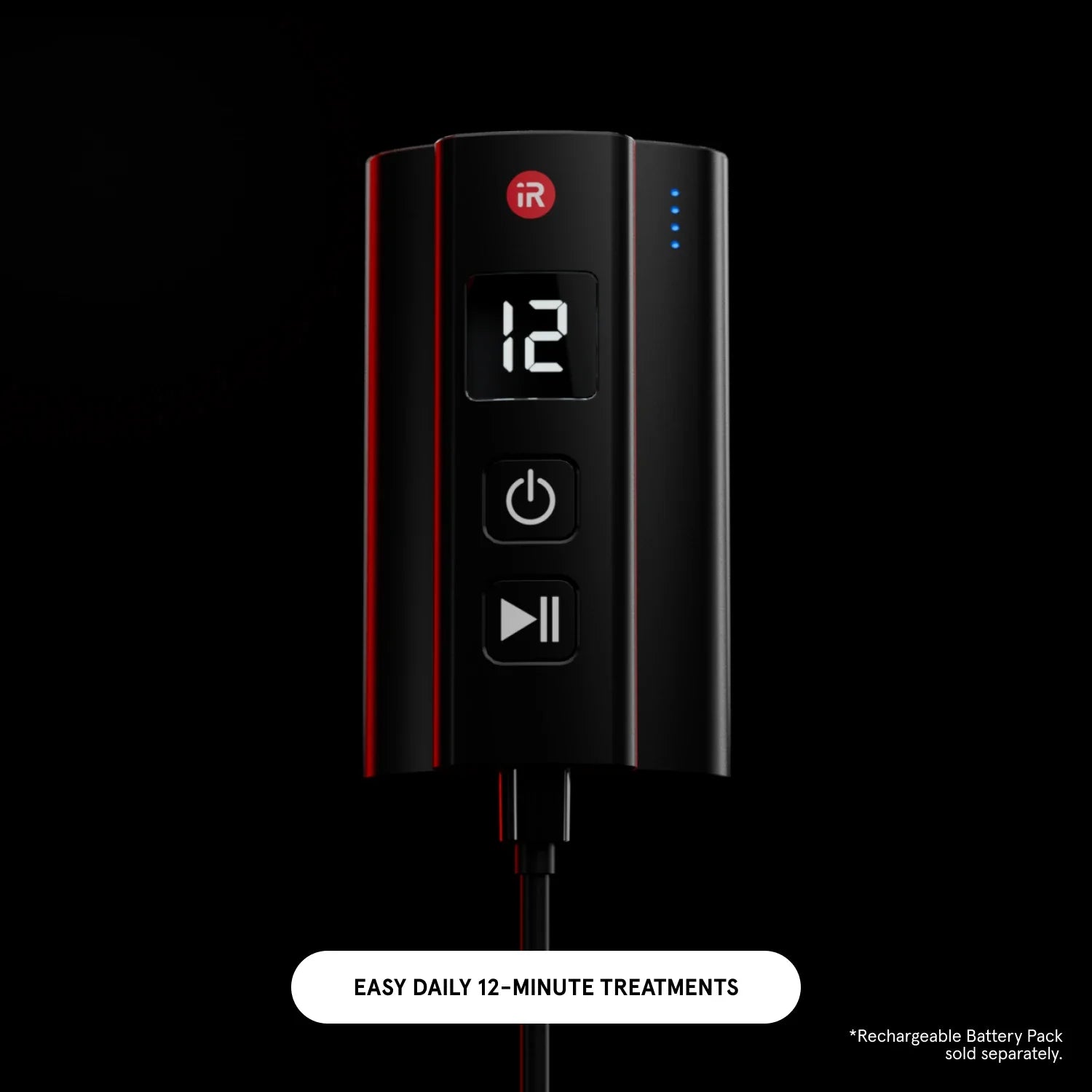 Image of the rechargeable battery for Elite hair device.