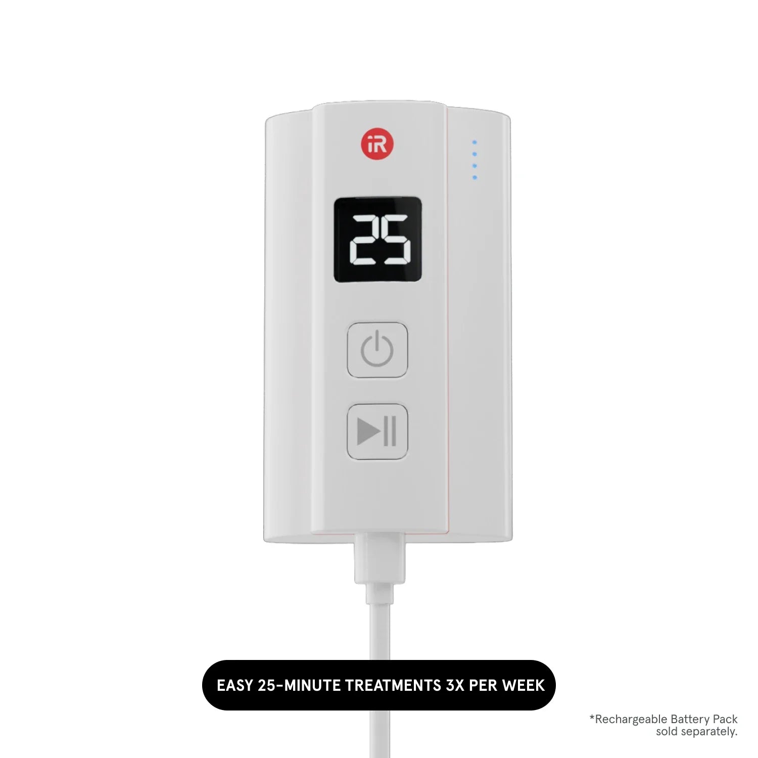 Image of the rechargeable battery for Professional hair device.