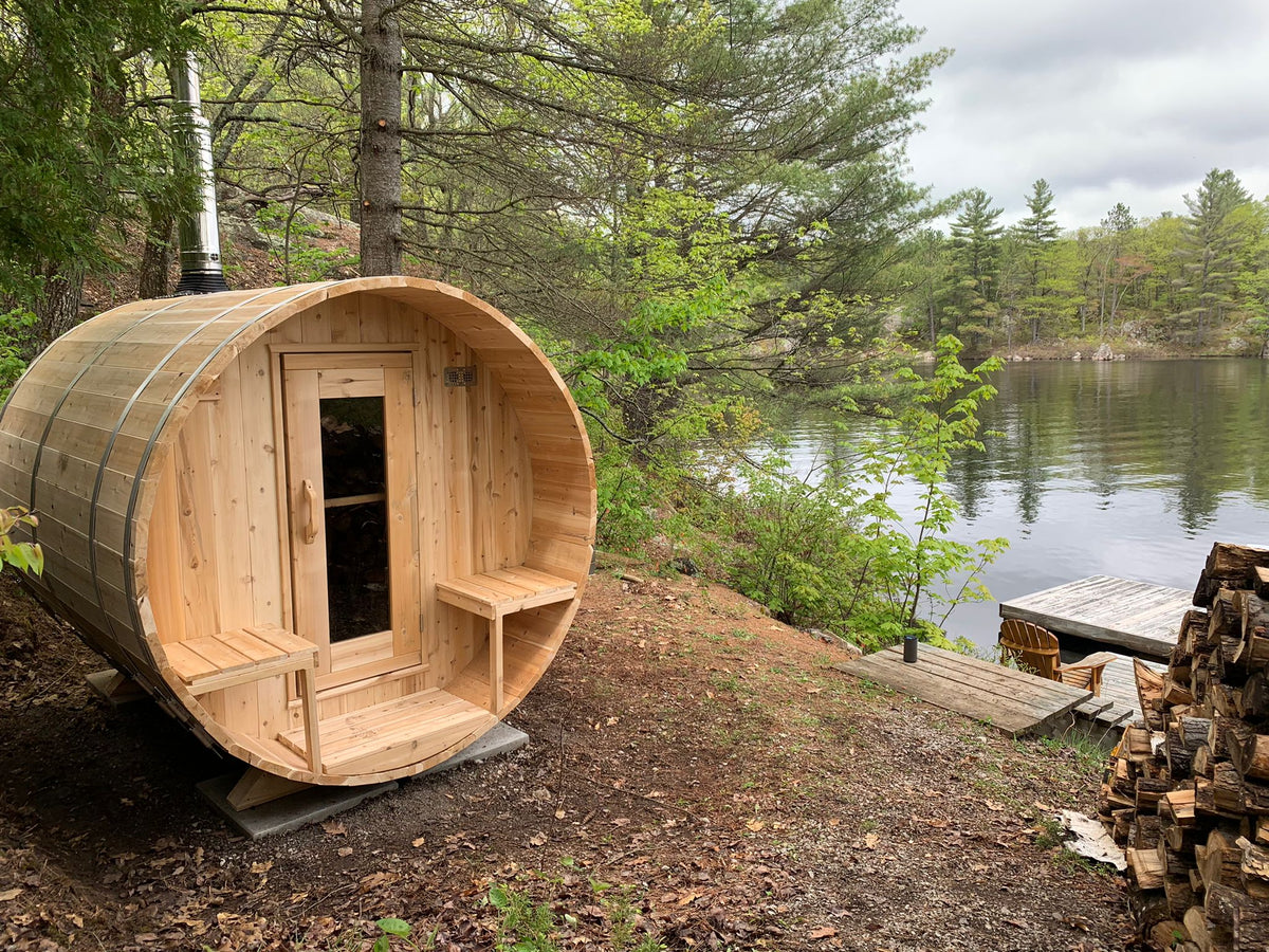 CT Serenity Barrel Sauna - Canadian Timber Collection