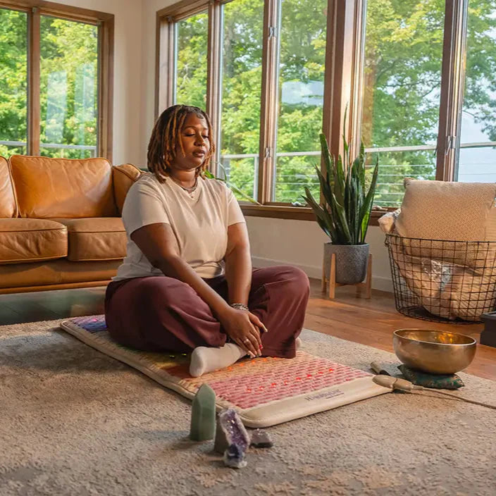 Exploded view of HealthyLine's multi-layer mat construction