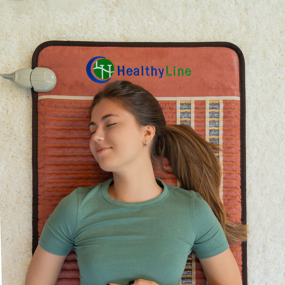 HealthyLine mat size comparison and full-body coverage.